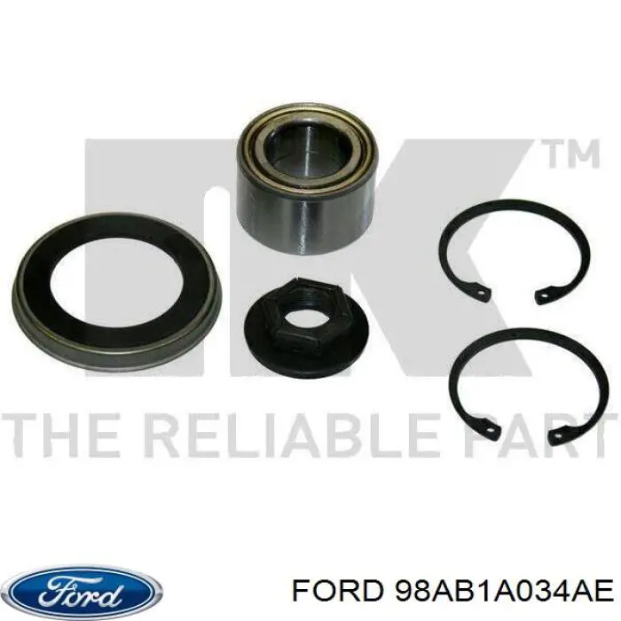 Маточини задніх коліс Ford 98AB1A034AE ціна, від 37.00 USD
