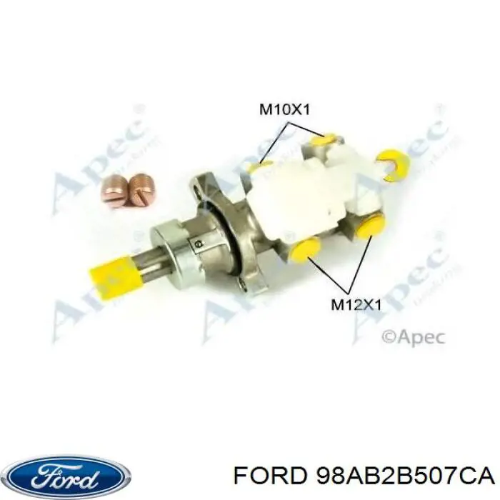 Купити 98AB2B507CA Ford Головний гальмівний циліндр