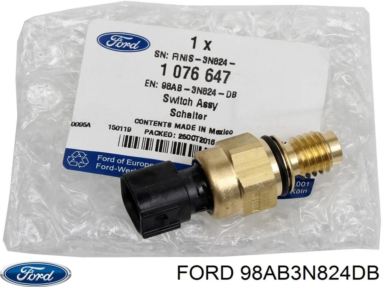 Купити 98AB3N824DB Ford Датчик насосу гідропідсилювача
