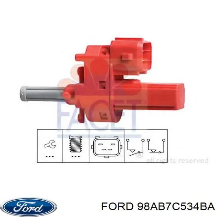 Ford датчик включення зчеплення