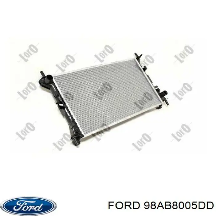 Радіатор основний Ford 98AB8005DD ціна, від 63.67 USD