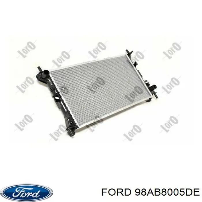 Радіатор 98AB8005DE Ford