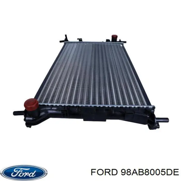 98AB8005DE Ford Радіатор охолодження двигуна
