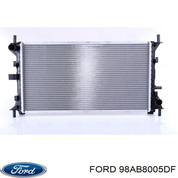 Купити 98AB8005DF Ford Радіатор двигуна