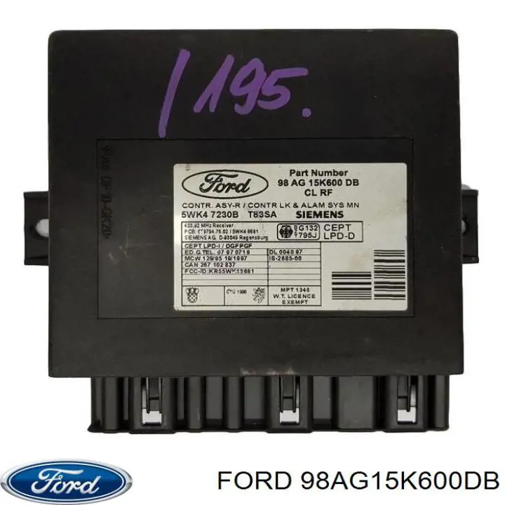 Купити 98AG15K600DB Ford 