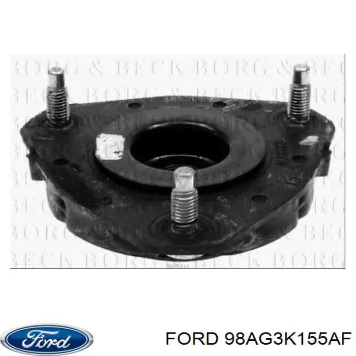 Опора стійки амортизатора переднього Ford 98AG3K155AF ціна, від 11.50 USD