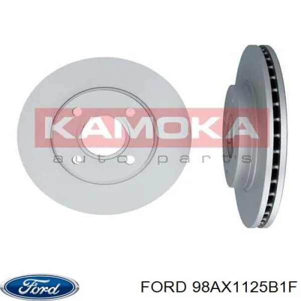 Диск переднього гальма Ford 98AX1125B1F ціна, від 26.04 USD