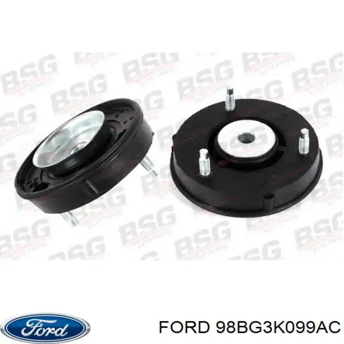 Підшипник опорний амортизатора, переднього Ford 98BG3K099AC ціна, від 7.06 USD