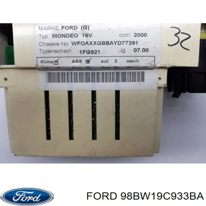 Регулятор вентилятора обігрівача Ford 98BW19C933BA ціна, від 31.67 USD