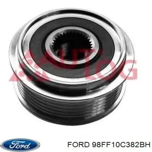 Інерційний шків Ford 98FF10C382BH ціна, від 78.80 USD
