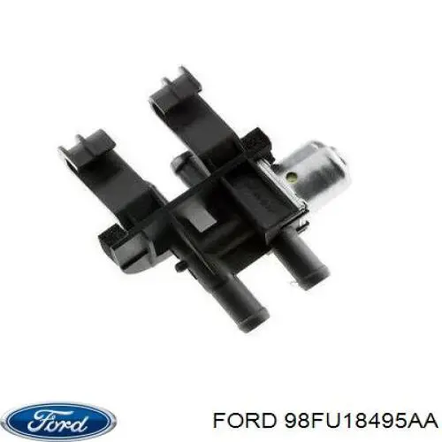 98FU18495AA Ford кран пічки (обігрівача)