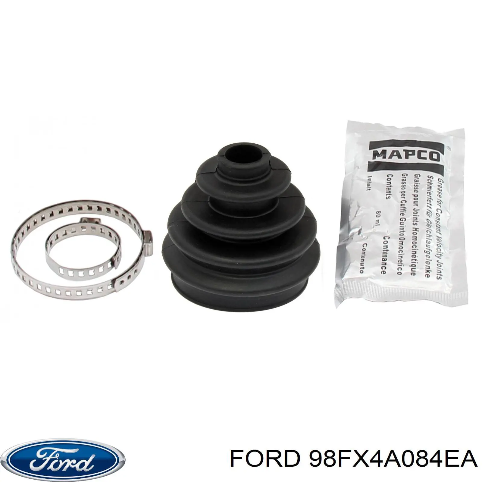 Пильник шарніра кутових швидкостей зовнішній передній Ford 98FX4A084EA ціна, від 6.10 USD