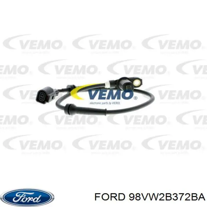 Купити 98VW2B372BA Ford Датчик АБС (ABS) передній