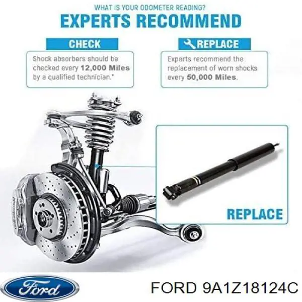 9A1Z18124C Ford Амортизатор передньої підвіски