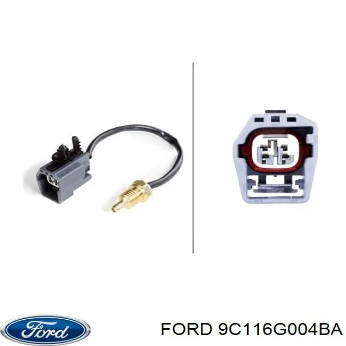 9C116G004BA Ford датчик температури охолоджуючої рідини