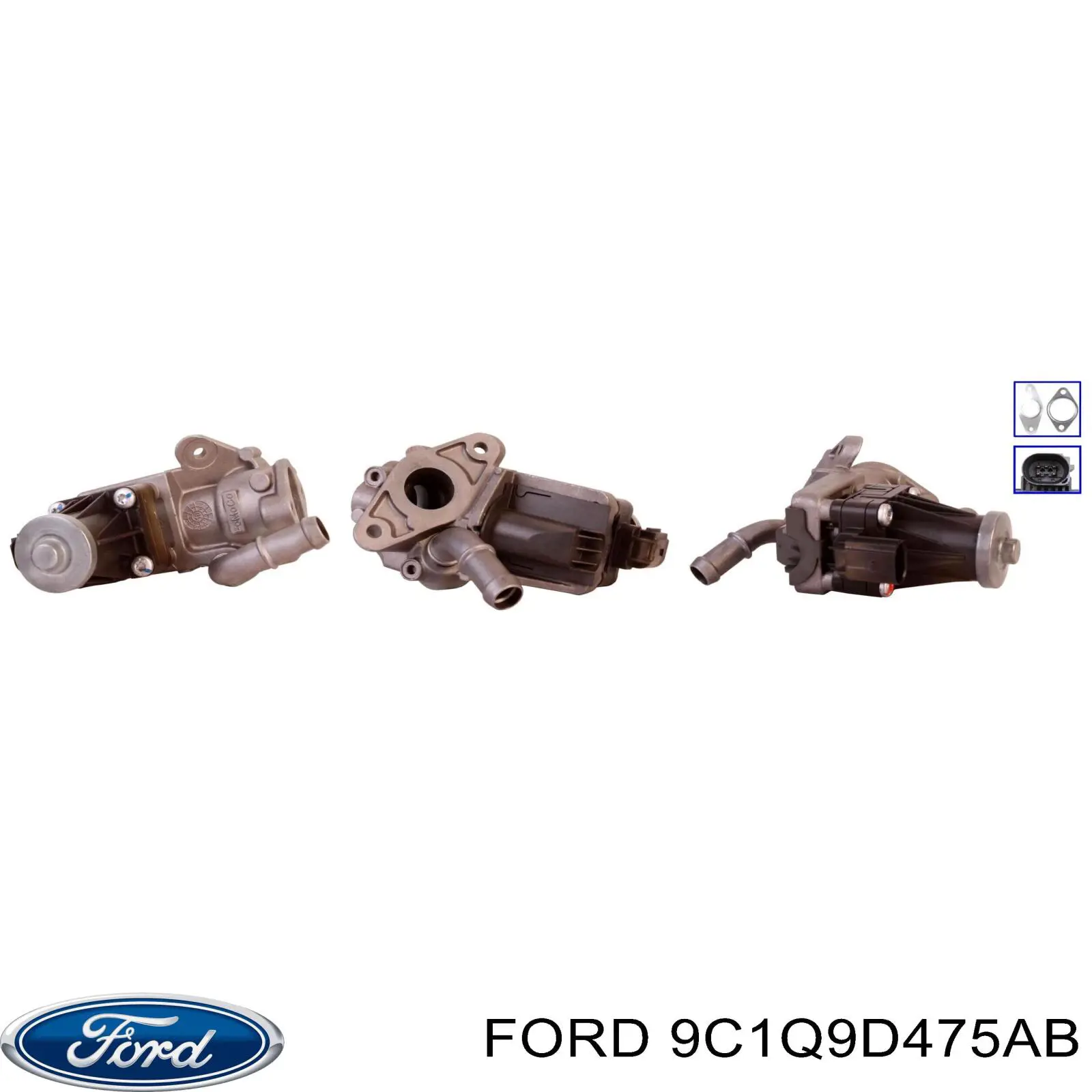 Купити 9C1Q9D475AB Ford Прилади управління системи рециркуляції