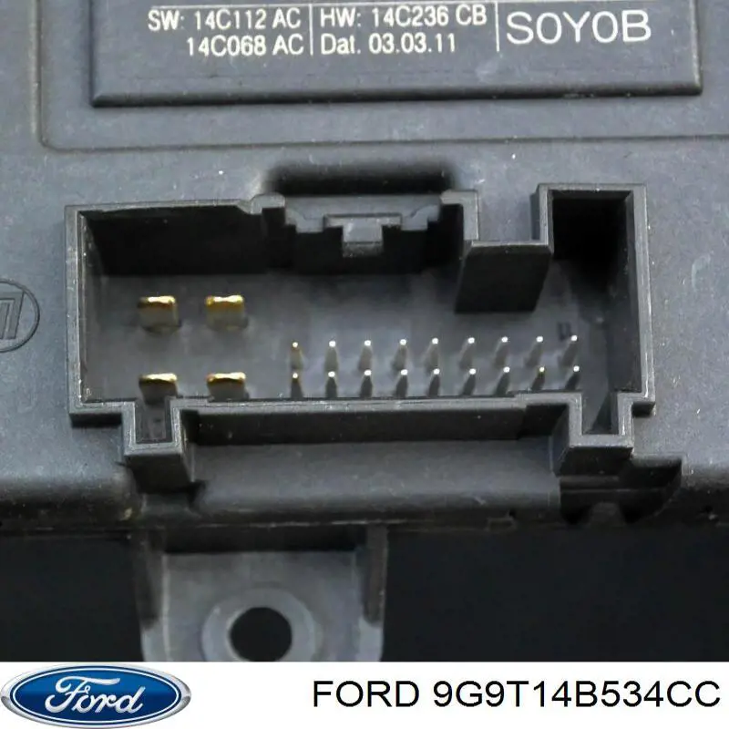 Блок комфорту задніх дверей Ford 9G9T14B534CC ціна, від 12.25 USD