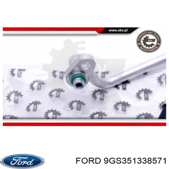 Шланг кондиціонера, від компресора до радіатора Ford 9GS351338571 ціна, від 24.77 USD