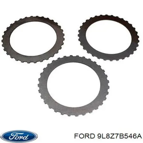 Комплект зчеплення (3 частини) Ford 5L8Z7B546AB ціна, від 778.58 USD