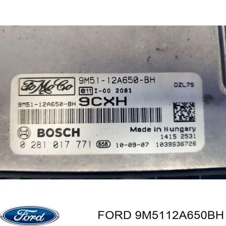 9M5112A650BH Ford 