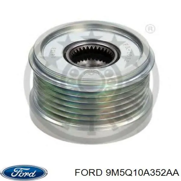 Шків генератора 9M5Q10A352AA Ford