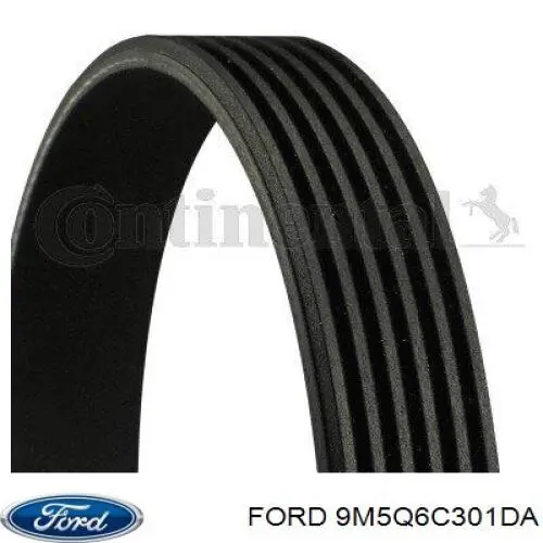 Ремінь генератора 9M5Q6C301DA Ford