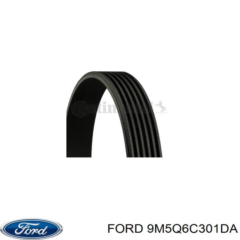 9M5Q6C301DA Ford Поліклиновий ремінь