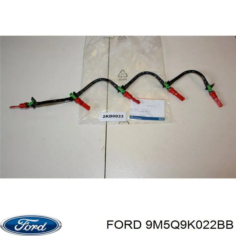 Трубка паливна, зворотня від форсунок Ford 9M5Q9K022BB ціна, від 27.14 USD