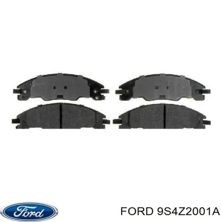 Купити 9S4Z2001A Ford Колодки гальмівні передні, дискові