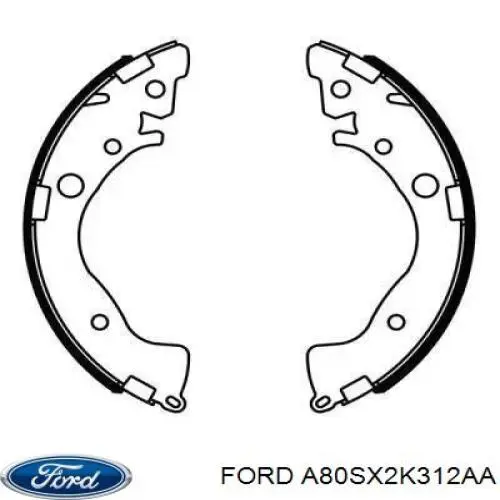 Купити A80SX2K312AA Ford Шланг гальмівний задній