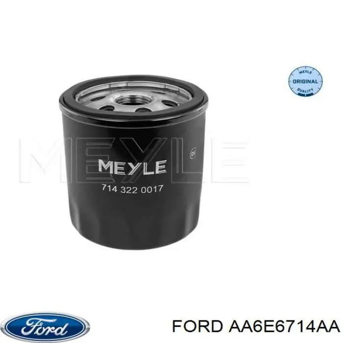 Масляний фільтр двигуна Ford AA6E6714AA ціна, від 7.90 USD