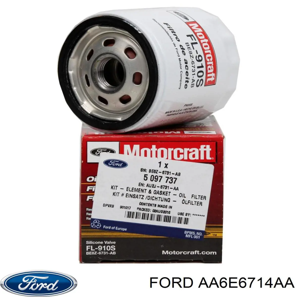 Масляний фільтр AA6E6714AA Ford