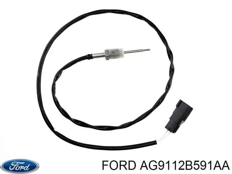 AG9112B591AA Ford Датчик температури відпрацьованих газів (ВГ), в каталізаторі