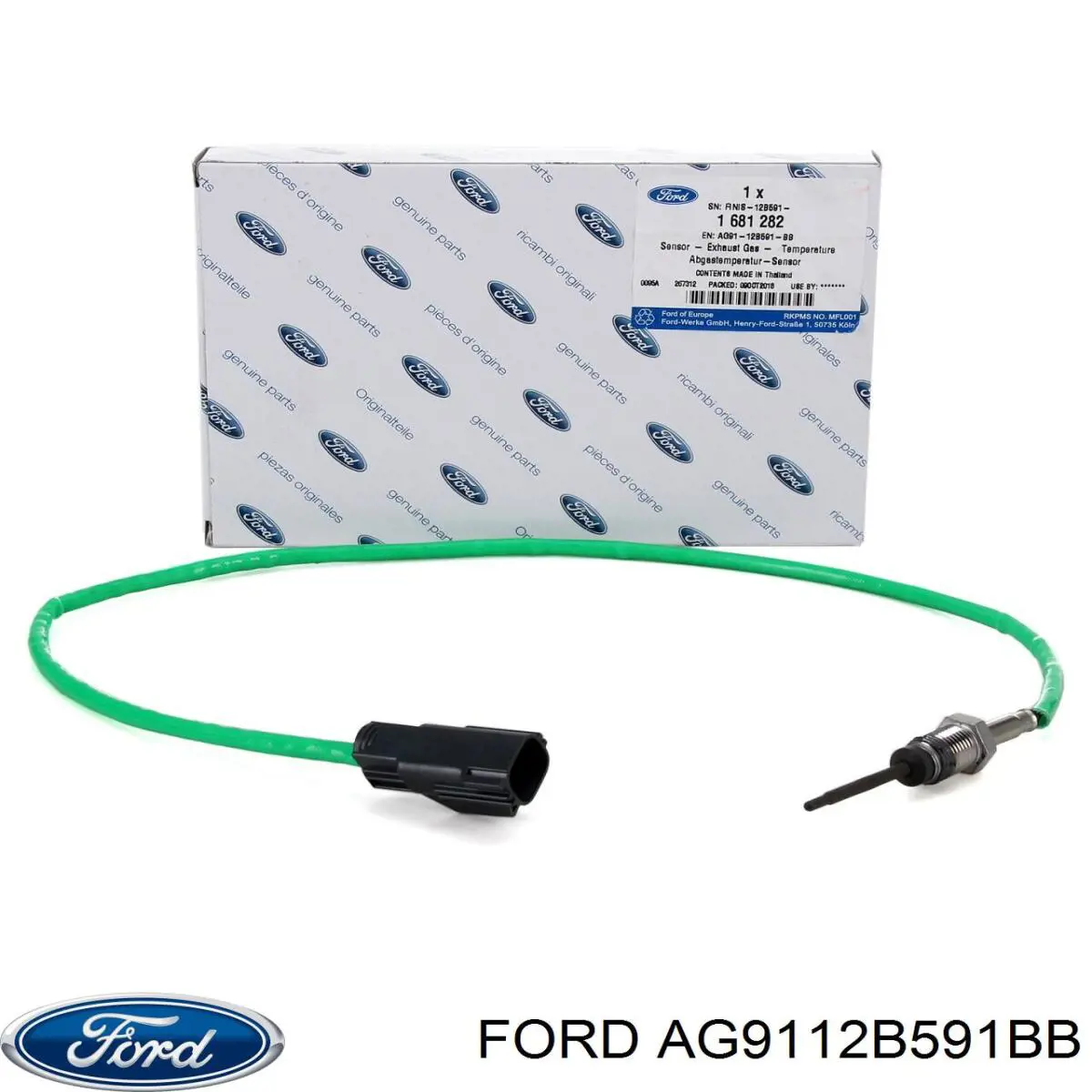 Купити AG9112B591BB Ford Датчик температури відпрацьованих газів (ВГ), перед фільтром сажі