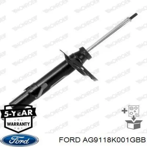 Амортизатор передньої підвіски, лівий Ford 1721092 ціна, від 38.13 USD