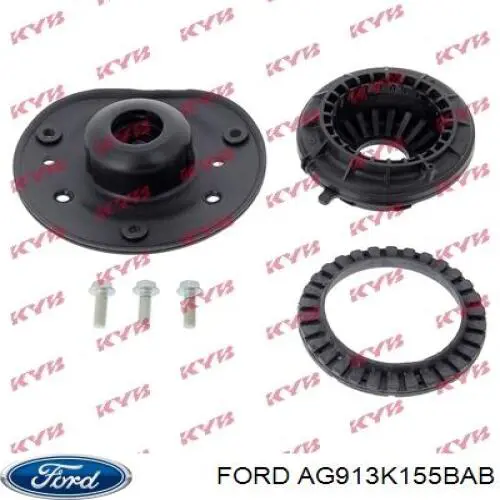Опора стійки амортизатора переднього Ford AG913K155BAB ціна, від 29.16 USD