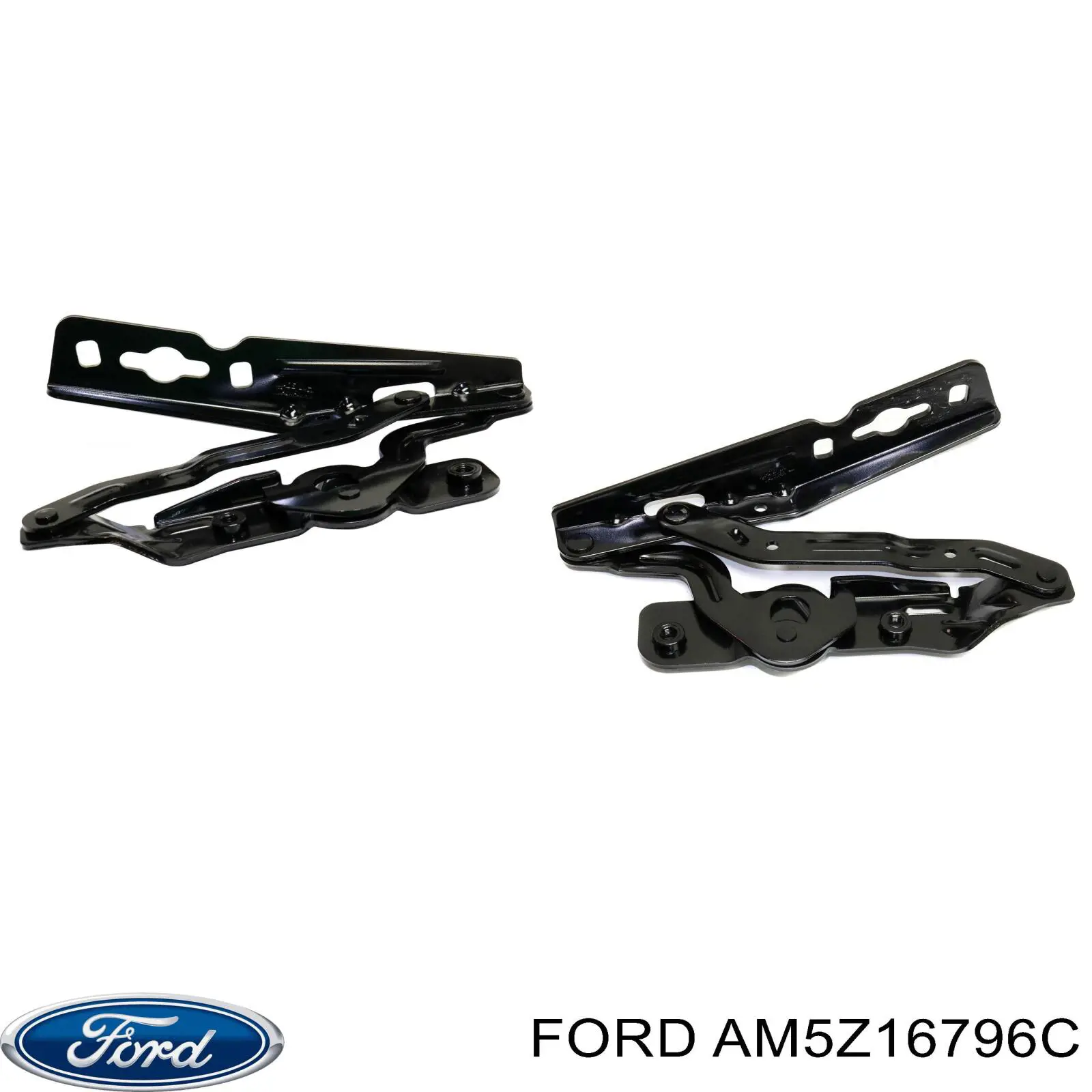 Завіса капота права Ford AM5Z16796C ціна, від 44.34 USD