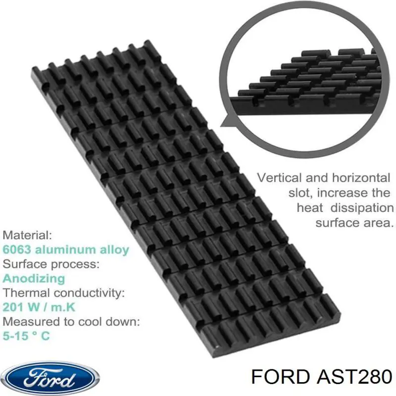 AST280 Ford Ліва передня стійка
