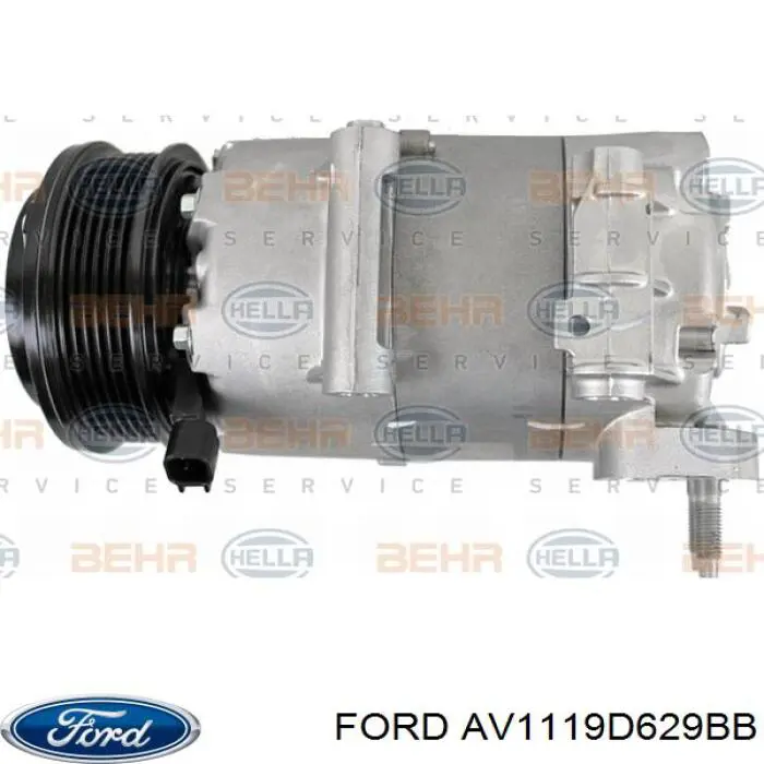 Компресор кондиціонера AV1119D629BB Ford