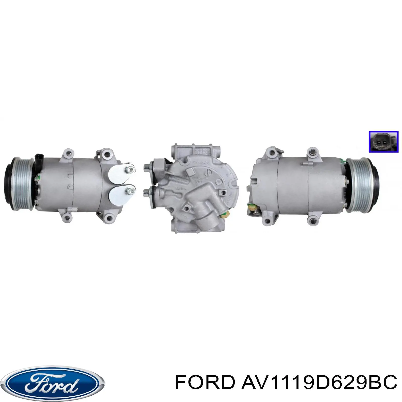AV1119D629BC Ford Компресор холодоагенту