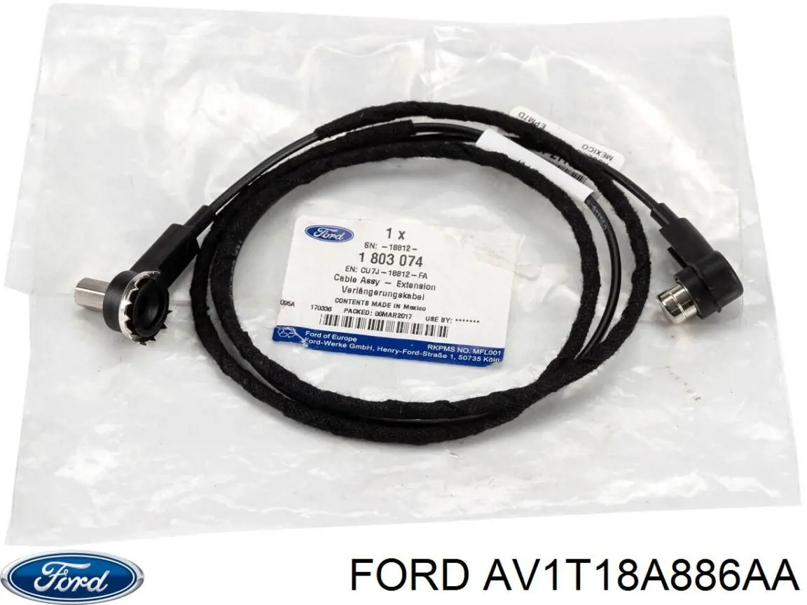 Шток антени AV1T18A886AA Ford