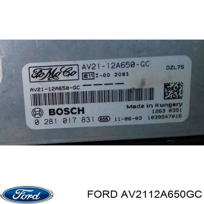 0281017831 Ford 
