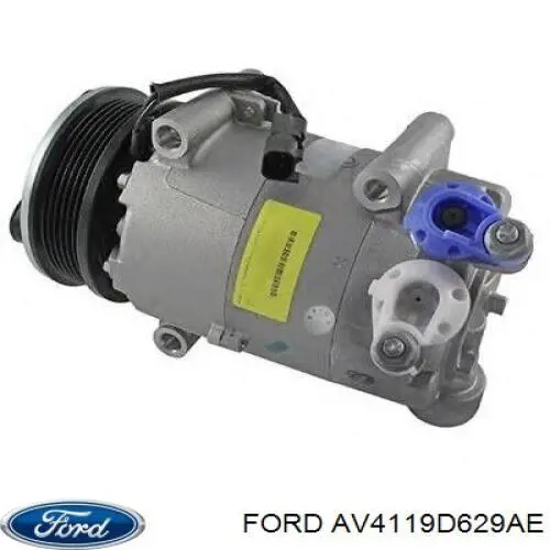 Компресор кондиціонера AV4119D629AE Ford