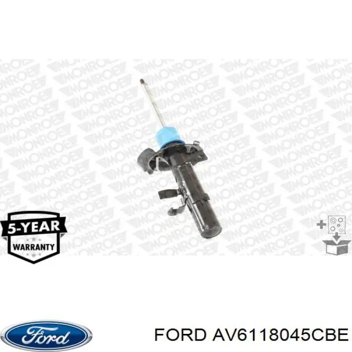 Стойка амортизатора передняя Ford AV6118045CBE ціна, від 53.80 USD