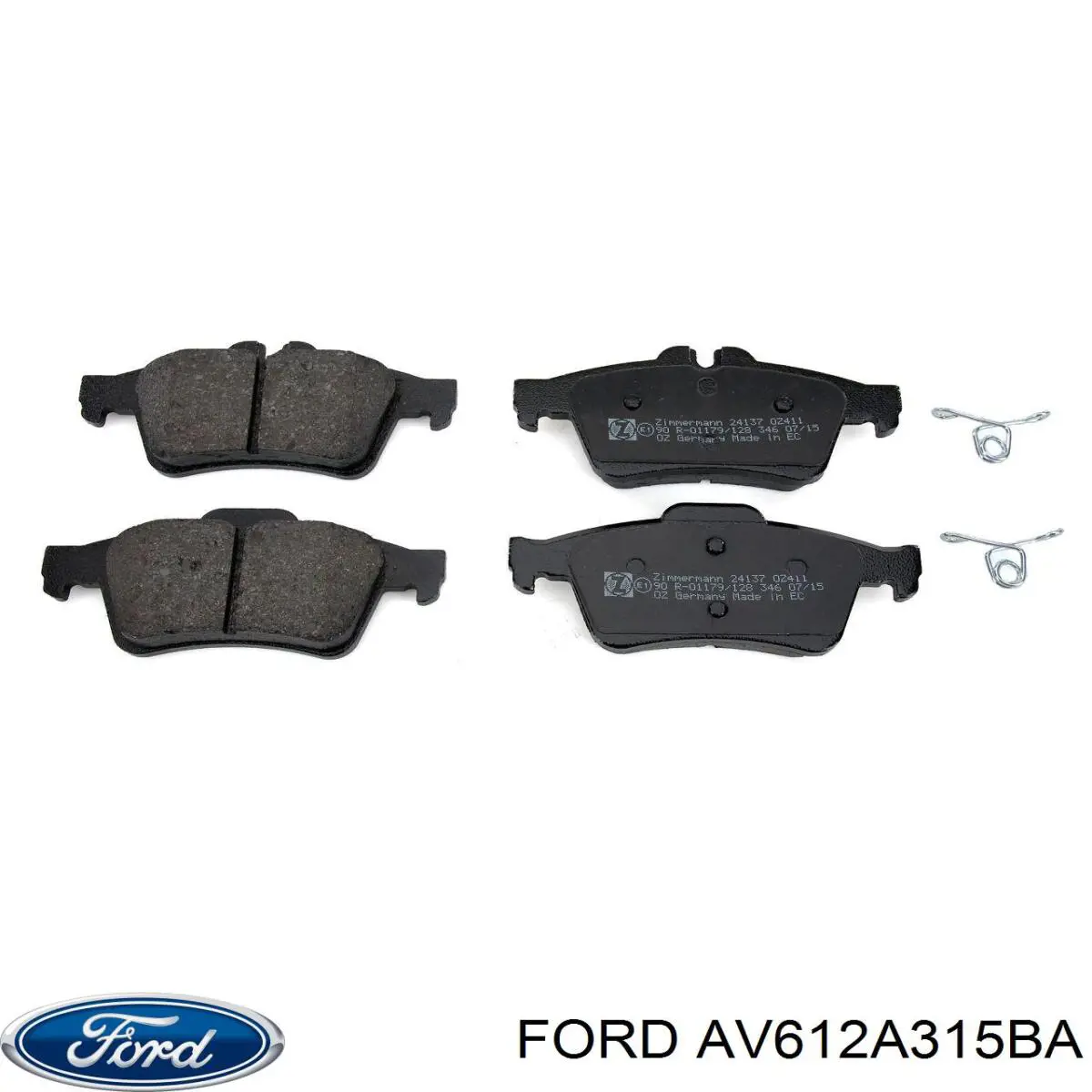 Задні дискові гальма Ford AV612A315BA ціна, від 18.56 USD