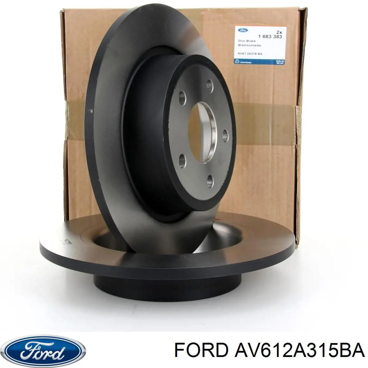 Задні дискові гальма Ford AV612A315BA ціна, від 18.56 USD