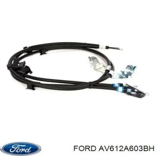 Купити AV612A603BH Ford Трос ручного гальма задній, правий/лівий