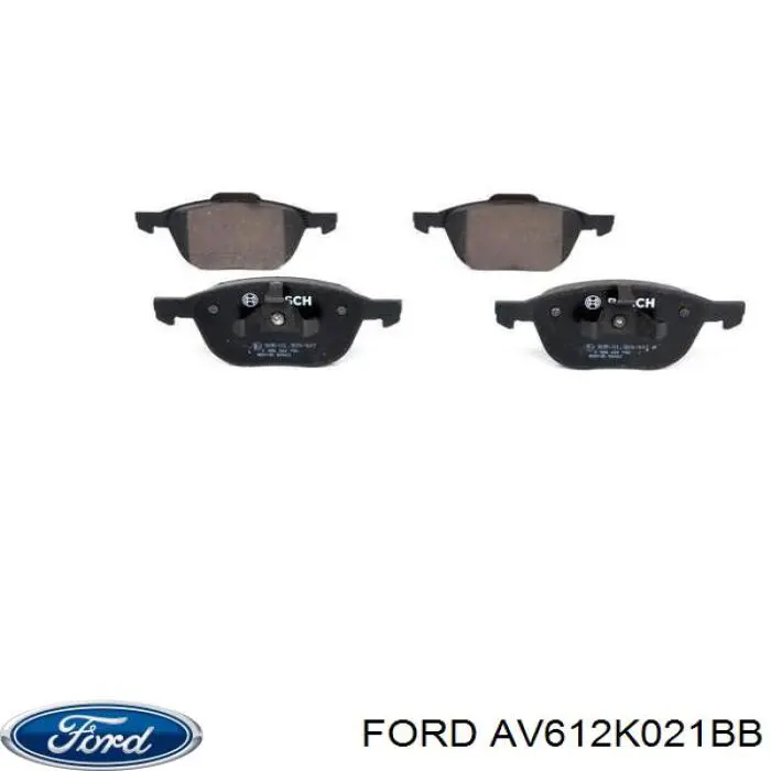 Гальмівні колодки Ford AV612K021BB ціна, від 22.84 USD