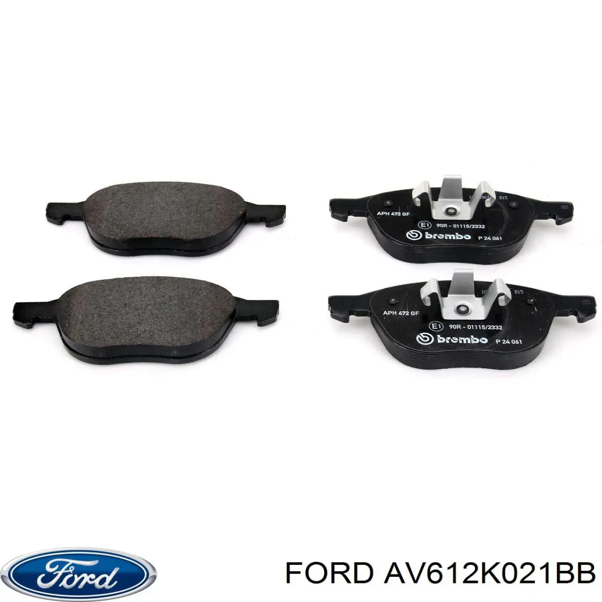 Купити AV612K021BB Ford Колодки гальмівні передні, дискові
