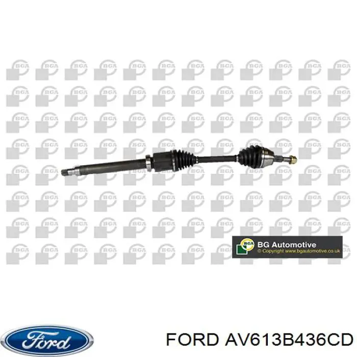 AV613B436CD Ford Привід передній правий